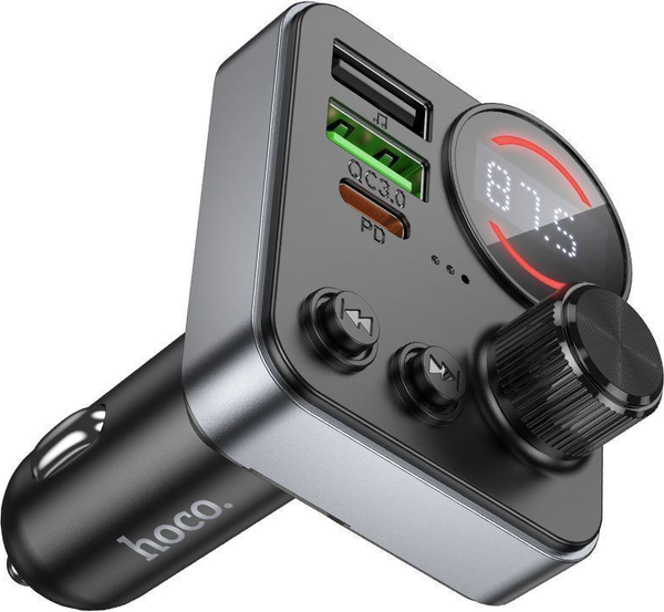 Изображение товара FM-модулятор Hoco E86 (металлик)