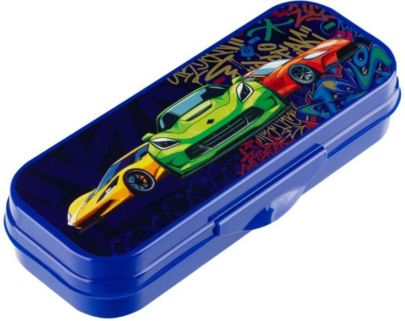 Изображение товара Пенал Стамм Машинки / ПН-32106 (темно-синий)