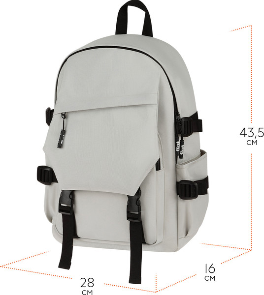 Изображение товара Школьный рюкзак Forst F-City. Gray Vibe / FT-RT-192503