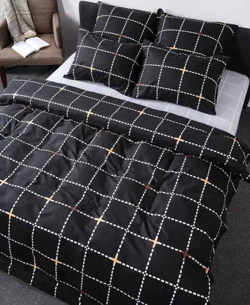 Изображение товара Комплект постельного белья Luisa de Rizzo Клетка 1.5сп 20214-1+20214-2 (наволочки 70x70)