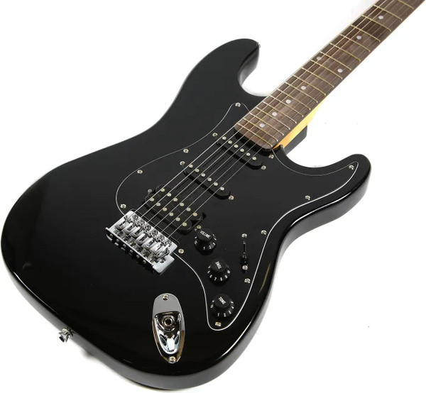 Изображение товара Электрогитара Fabio ST200 Double BK (с комплектом аксессуаров)