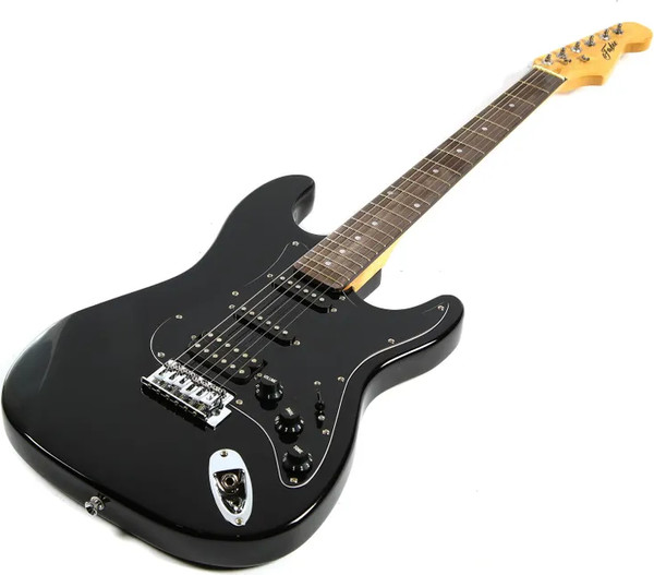 Изображение товара Электрогитара Fabio ST200 Double BK (с комплектом аксессуаров)