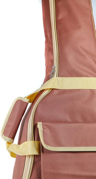 Изображение товара Чехол для гитары No Brand FS-4100 утепленный 10мм (рыжий)