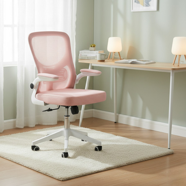 Изображение товара Кресло офисное Mio Tesoro Ноэми (розовый/белый, пластик)