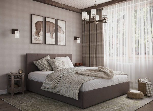 Изображение товара Двуспальная кровать Moon Family 1261 / MF012594