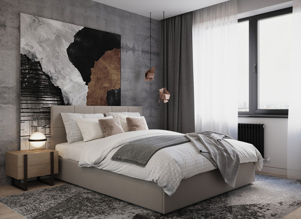 Изображение товара Двуспальная кровать Moon Family 1261 / MF012804