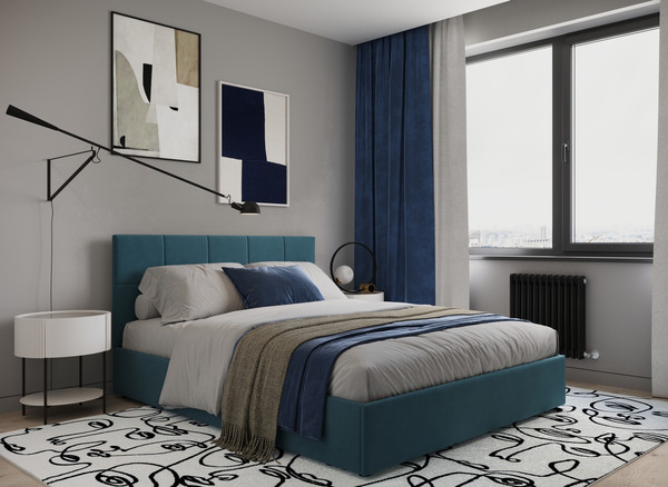 Изображение товара Двуспальная кровать Moon Family 1261 / MF012784