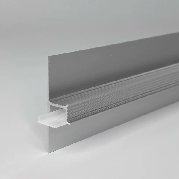 Изображение товара Плинтус Profiling Теневой с подсветкой ПЛ-28/13 (2.7м, серебро)