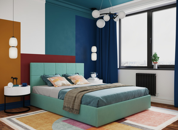 Изображение товара Двуспальная кровать Moon Family 1261 / MF012815