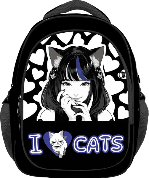 Изображение товара Школьный рюкзак Centrum Аниме I love cats / 73262