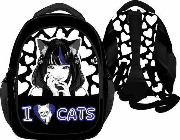 Изображение товара Школьный рюкзак Centrum Аниме I love cats / 73262