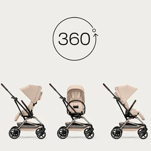 Изображение товара Детская прогулочная коляска Cybex Eezy S Twist+2 (Almond Beige)