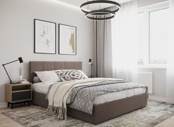 Изображение товара Двуспальная кровать Moon Family 1261 / MF012596