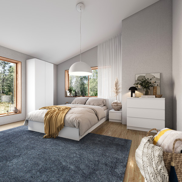 Изображение товара Комод Империал Оникс Вайт 3ящ (белый)