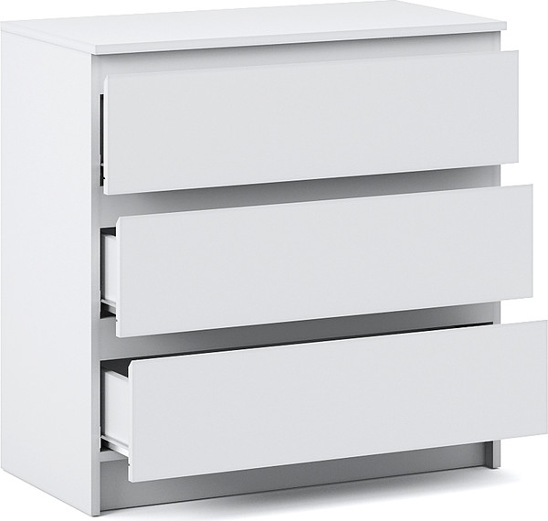Изображение товара Комод Империал Оникс Вайт 3ящ (белый)