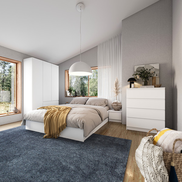 Изображение товара Комод Империал Оникс Вайт 4ящ (белый)