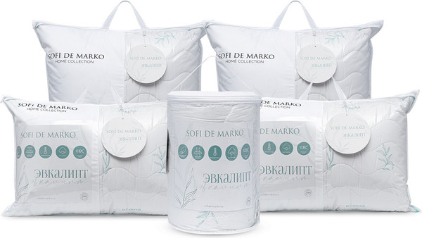 Изображение товара Подушка для сна Sofi de Marko Эвкалипт 50х70 / Под- Эв-50х70
