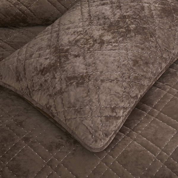 Изображение товара Набор текстиля для спальни Sofi de Marko Селена 260х260 / Пок-СЛк-260х260 (капучино)