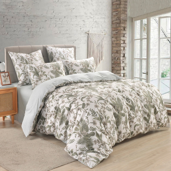 Изображение товара Комплект постельного белья Sofi de Marko Майли Евро 4н / Евро-5701 (зеленый)