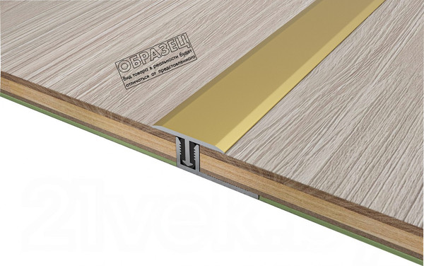 Изображение товара Порог Русский Профиль Т-образный 20мм 2.7м (дуб жемчужный)