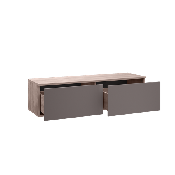 Изображение товара Тумба Mobi Роквуд под ТВ 16.54.02 (эмили блаш U9135/графит мягкая шагрень 2998 ПВХ)