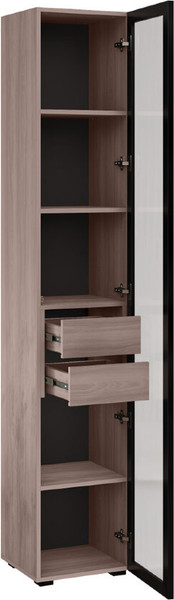 Изображение товара Шкаф-пенал с витриной Mobi Роквуд 16.322.04 (эмили блаш U9135)