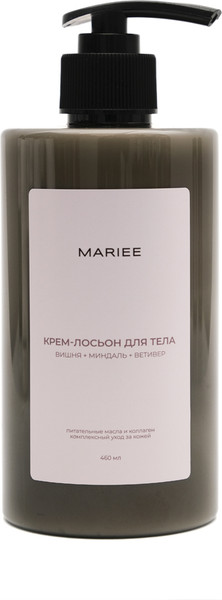 Изображение товара Крем для тела Mariee Вишня+миндаль+ветивер (460мл)