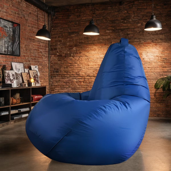 Изображение товара Бескаркасное кресло Mio Tesoro Груша XXXL / GF-140x95-SI (синий)