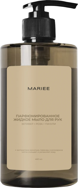 Изображение товара Мыло жидкое Mariee Ветивер+роза+пачули (460мл)
