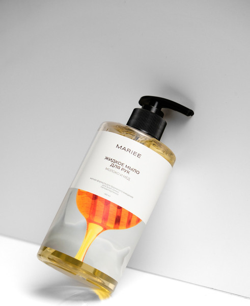 Изображение товара Мыло жидкое Mariee Молоко и мед (460мл)