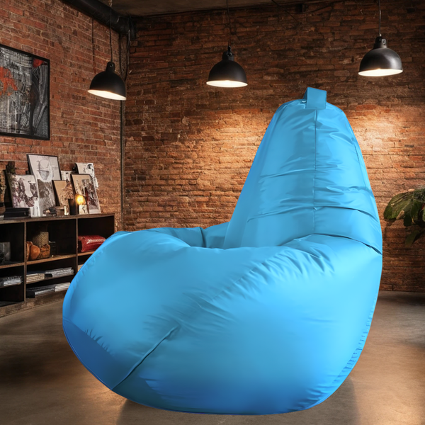 Изображение товара Бескаркасное кресло Mio Tesoro Груша XXXL / GF-140x95-NE (небесный)