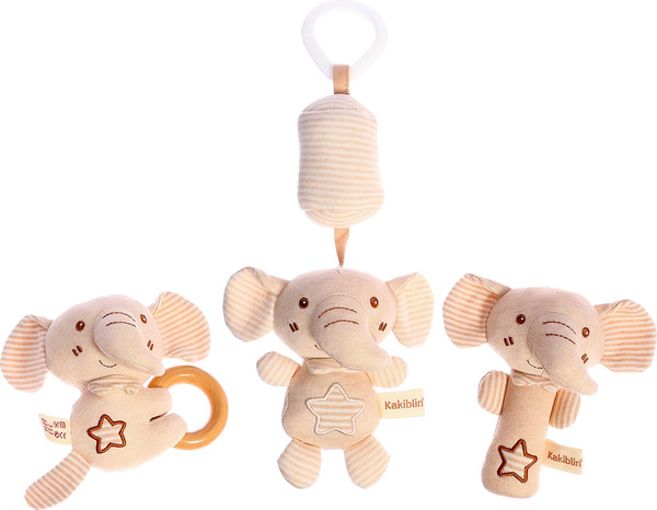 Изображение товара Набор погремушек Крошка Я Слоник / 10657492 (3шт)