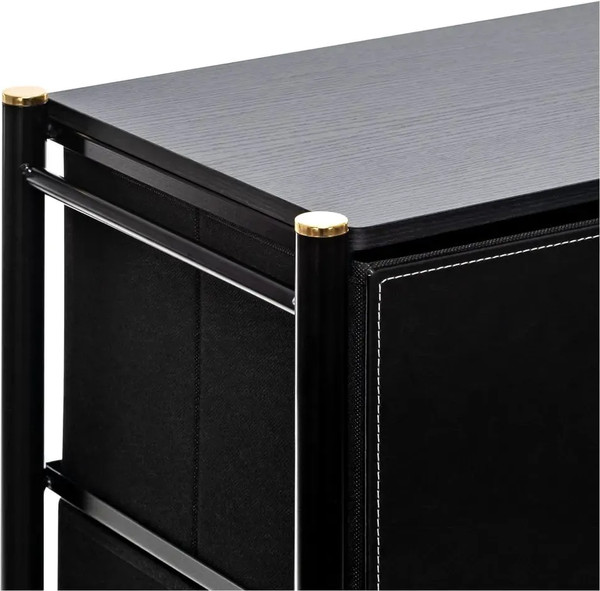 Изображение товара Комод Импэкс Нирита/Хайди 5 ящиков (черный)