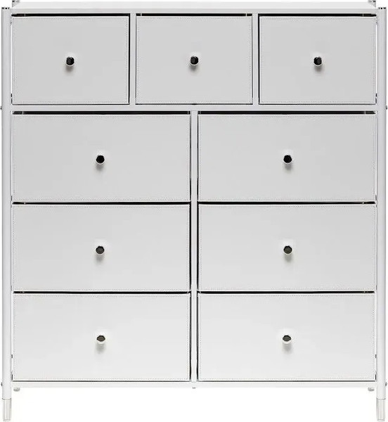 Изображение товара Комод Импэкс Нирита/Хайди 9 ящиков (белый)