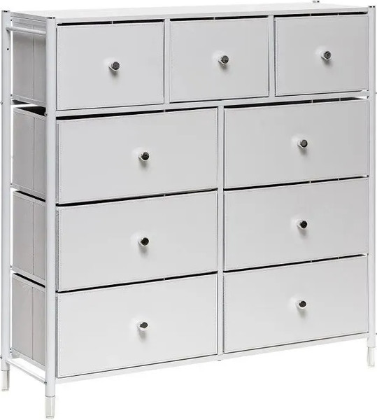Изображение товара Комод Импэкс Нирита/Хайди 9 ящиков (белый)