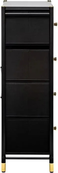 Изображение товара Комод Импэкс Нирита/Хайди 9 ящиков (черный)