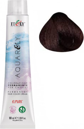 Изображение товара Крем-краска для волос Itely Aquarely с E-Plex комплексом 4CL/4.03 (100мл)