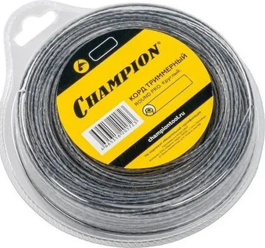 Изображение товара Леска для триммера Champion Round PRO 3.0мм / C7107 (40м)