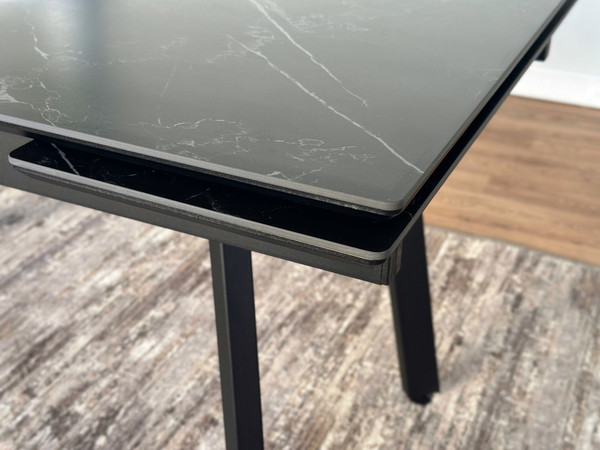 Изображение товара Обеденный стол ДСВ Герцог 140x80x30 (черный)