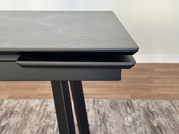 Изображение товара Обеденный стол ДСВ Герцог 140x80x30 (черный)