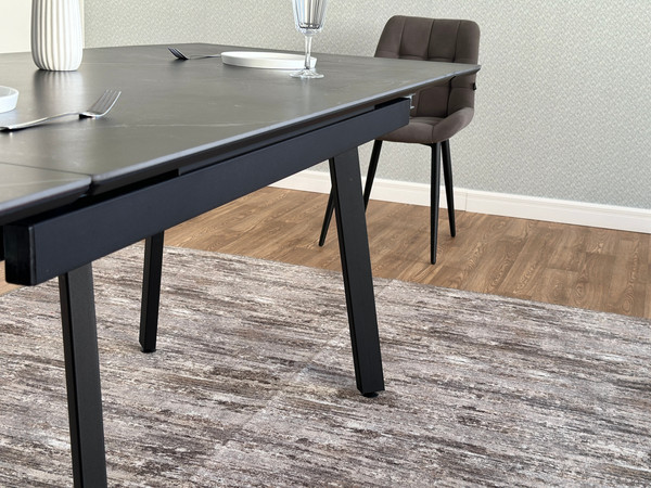 Изображение товара Обеденный стол ДСВ Герцог 140x80x30 (черный)