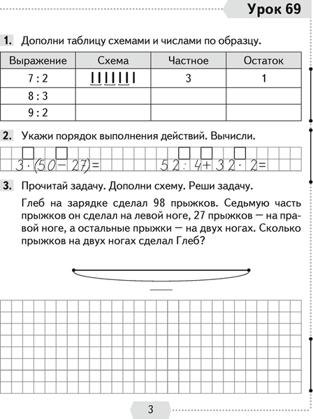 Изображение товара Рабочая тетрадь Аверсэв Математика. 3 класс. Часть 2 2025, мягкая обложка (Муравьева Галина)