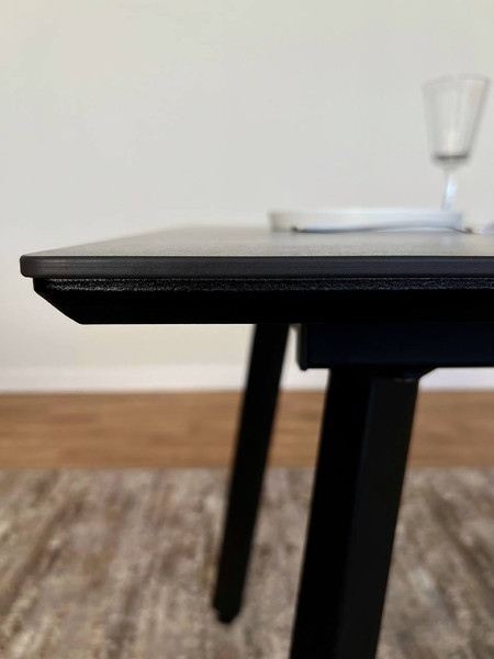 Изображение товара Обеденный стол ДСВ Граф 100x80 (черный)