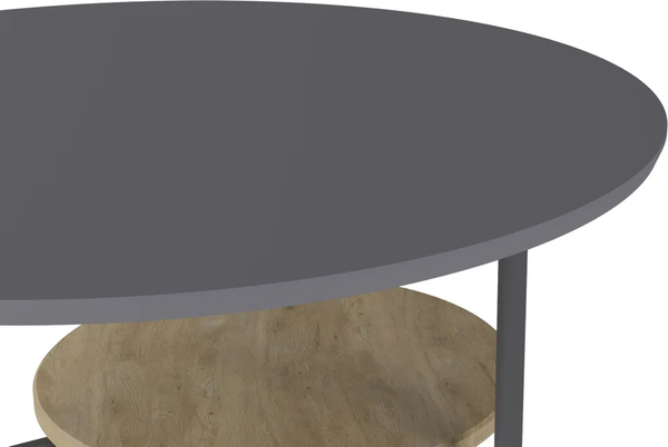 Изображение товара Журнальный столик Калифорния мебель Марио (графит/дуб сонома)