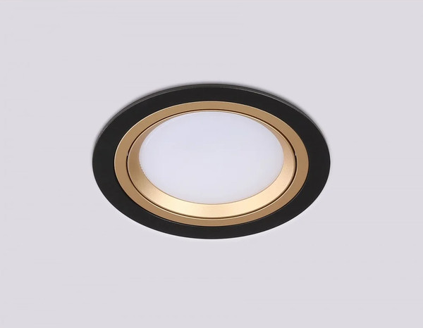Изображение товара Точечный светильник Ambrella TN51914 BK/GD (черный/золото)