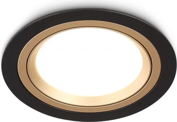 Изображение товара Точечный светильник Ambrella TN51914 BK/GD (черный/золото)