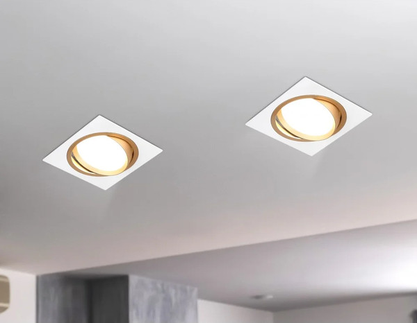 Изображение товара Точечный светильник Ambrella TN51916 WH/GD (белый/золото)