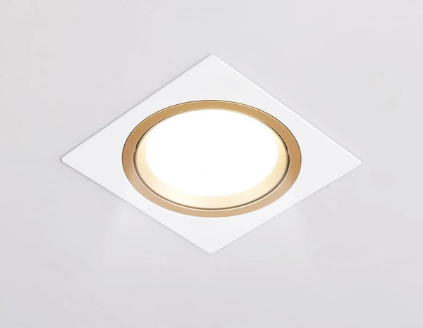 Изображение товара Точечный светильник Ambrella TN51916 WH/GD (белый/золото)