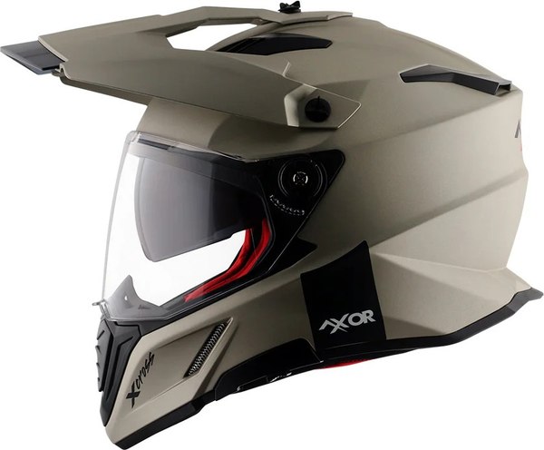 Изображение товара Мотошлем AXOR X-Cross Dual Visor NR / pm0258165664 (XL, никель)