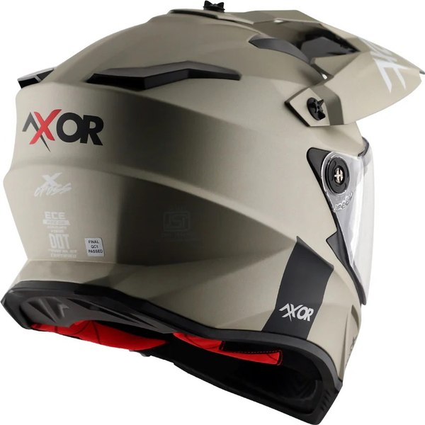 Изображение товара Мотошлем AXOR X-Cross Dual Visor NR / pm0258165664 (XL, никель)